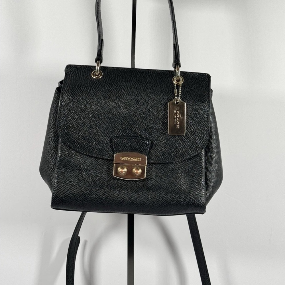 Coach 67453 shoulder bag leather Black Used